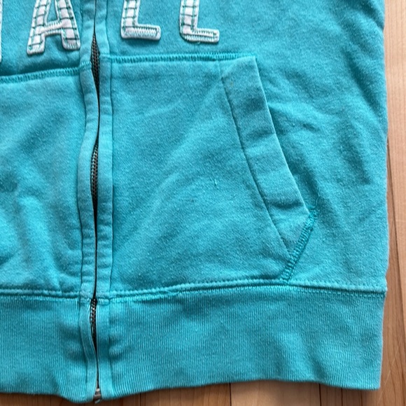 Vintage Aeropostale half sleeve sweatshirt hoodie - Picture 3 of 11